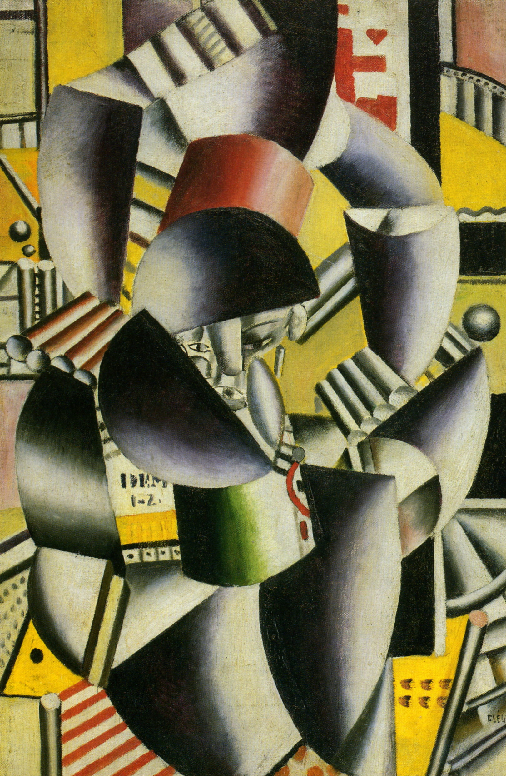 Man and Woman (1921) - Fernand Léger Tablo
