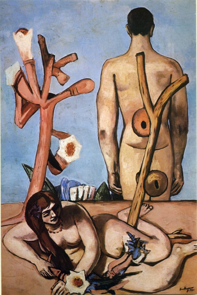 Man and woman (1932) - Max Beckmann Tablo