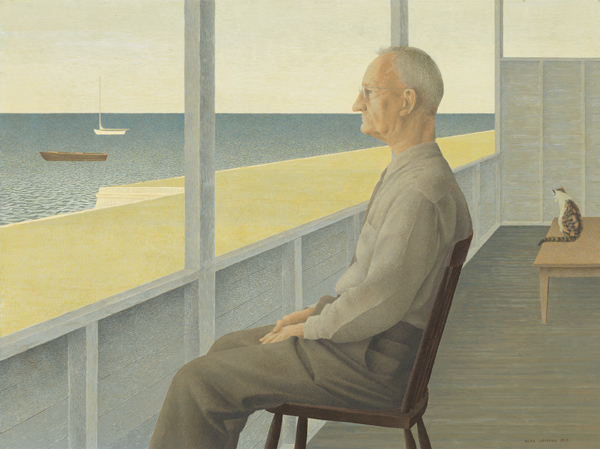 Man on Verandah (1953) - Alex Colville Tablo