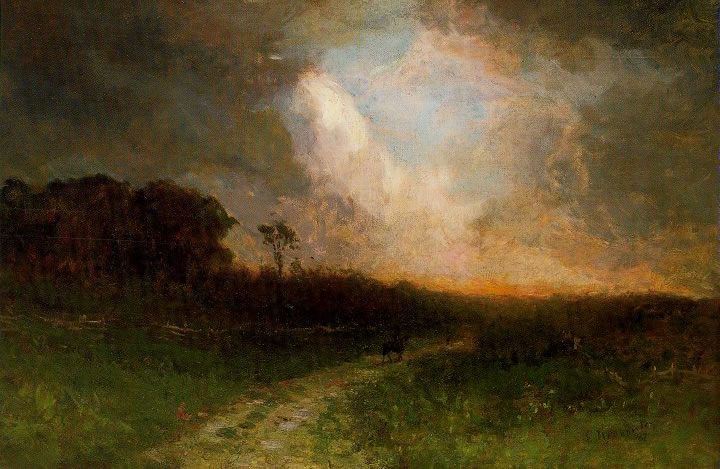 Man on a Horse (1884) - Edward Mitchell Bannister Tablo