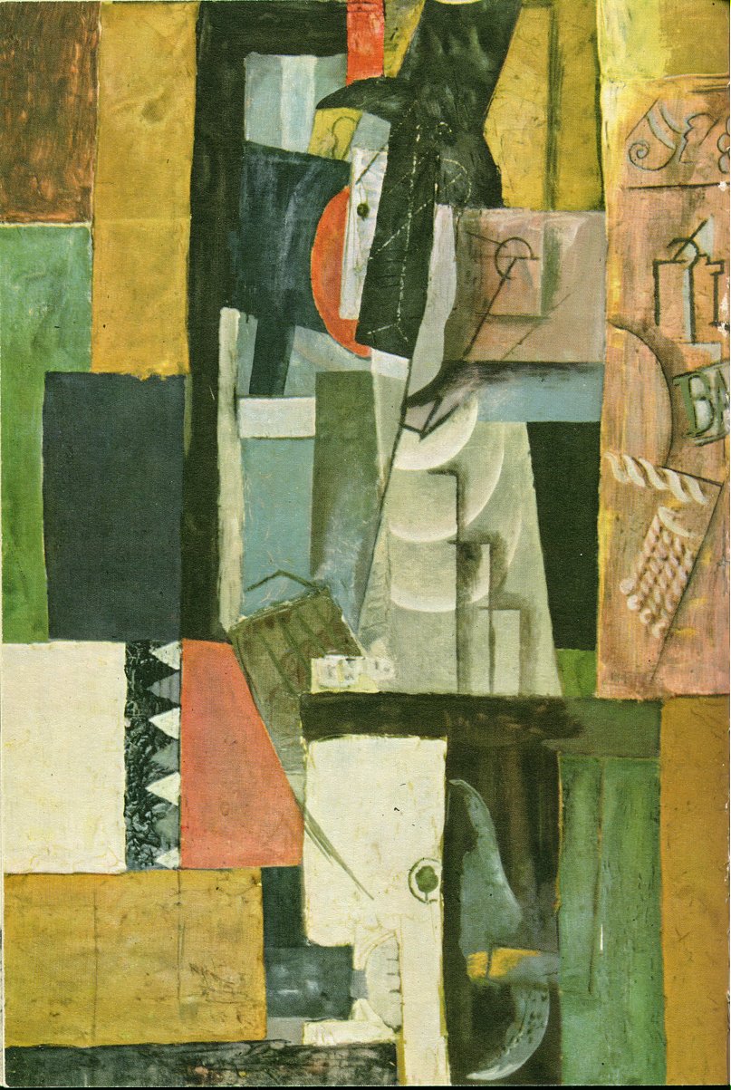 Man with guitar (1913) - Pablo Picasso Tablo