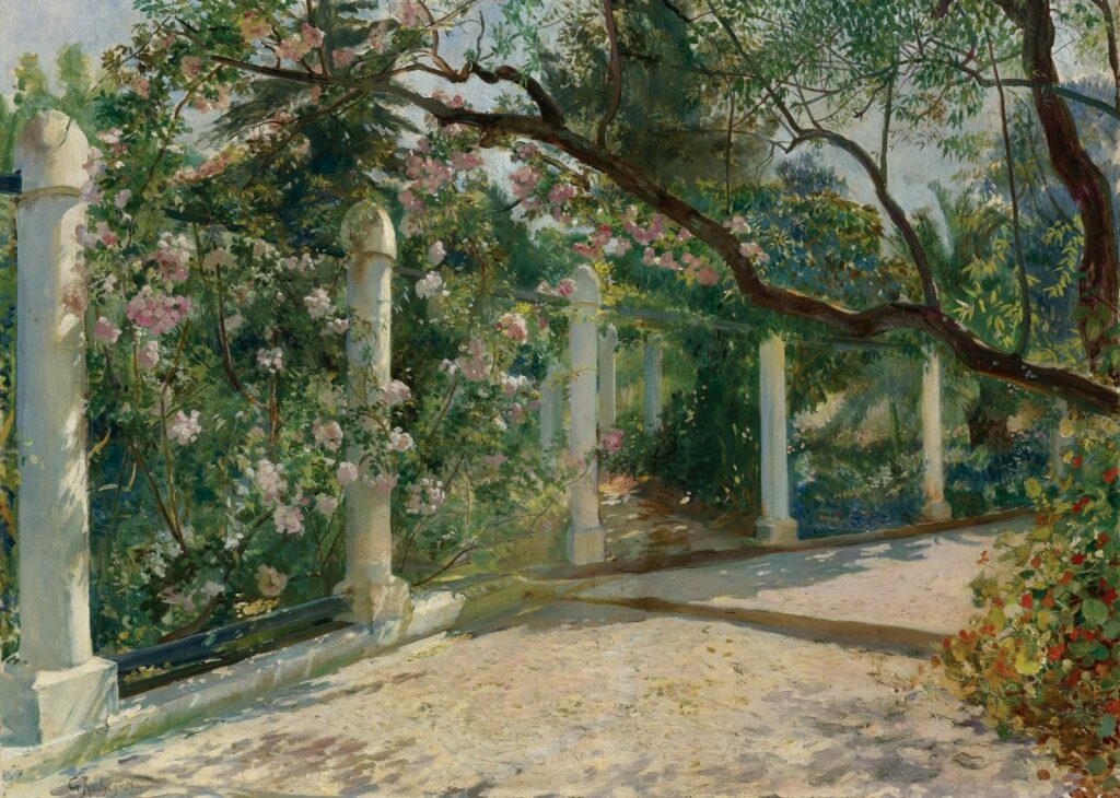 Mandorli Ad Algeri - Georges Rochegrosse Tablo