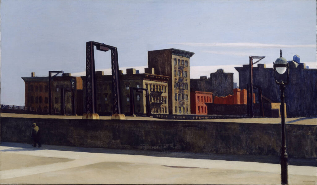 Manhattan Bridge Loop (1928) - Edward Hopper Tablo