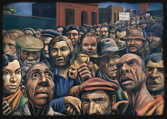 Manifestacion, (Demonstration) (1934) – Antonio Berni Tablo
