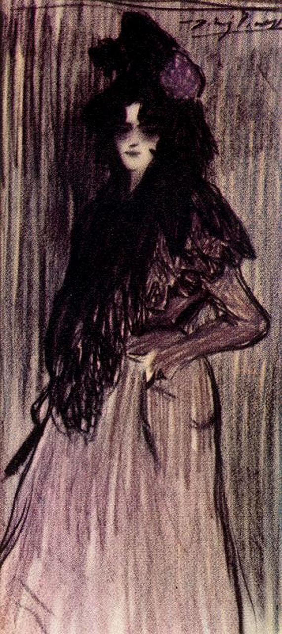 Manola (1905) - Pablo Picasso Tablo