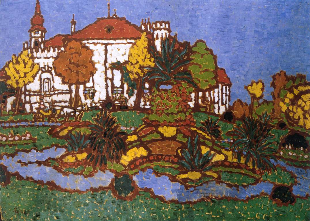 Mansion at Geszt (1912) - József Rippl-Rónai Tablo