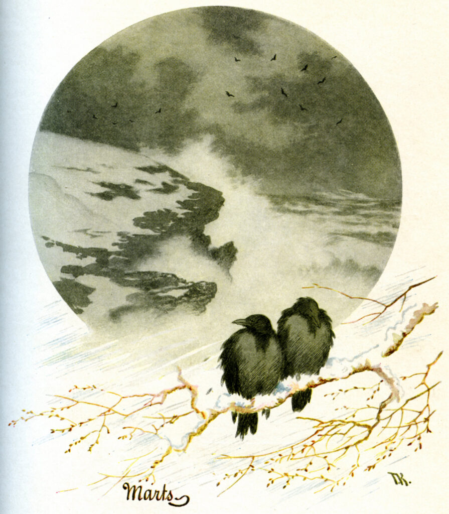 March (1890) - Theodor Severin Kittelsen Tablo