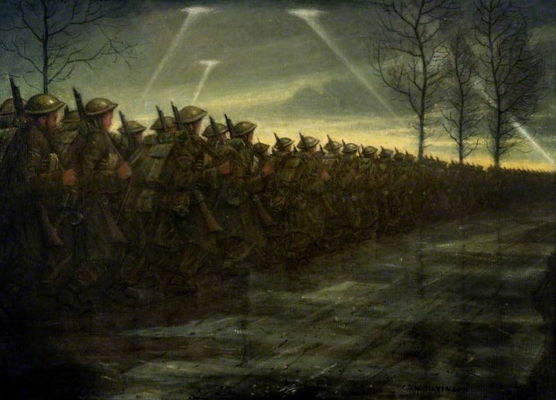 March of Civilisation (1940) - C. R. W. Nevinson Tablo