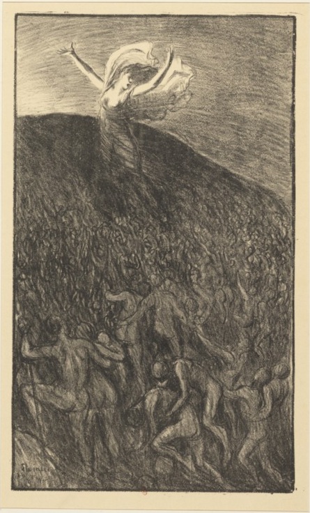 Marche Vers La Lumiere (1903) – Théophile Steinlen Tablo