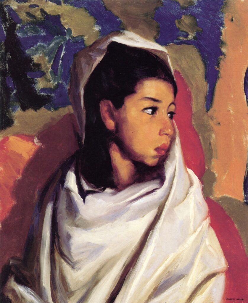 Maria, (Lucinda) (1917) - Robert Henri Tablo