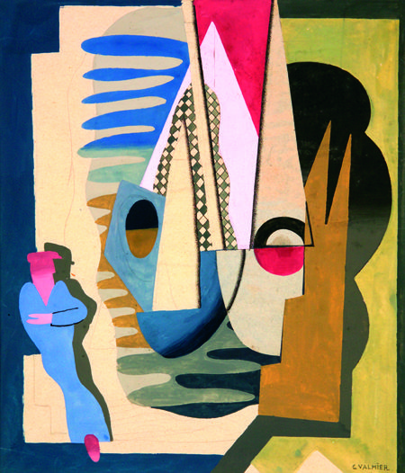 Marin et bateaux - Georges Valmier Tablo