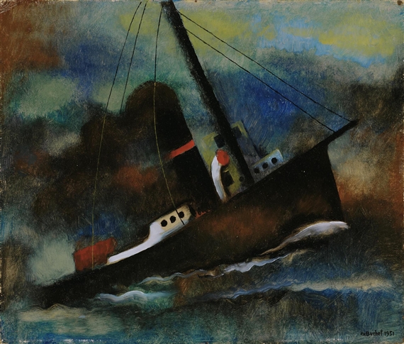 Marine (1951) - Gustave Buchet Tablo