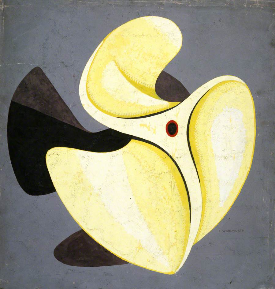 Marine Screw Propeller (1925) - Edward Wadsworth Tablo