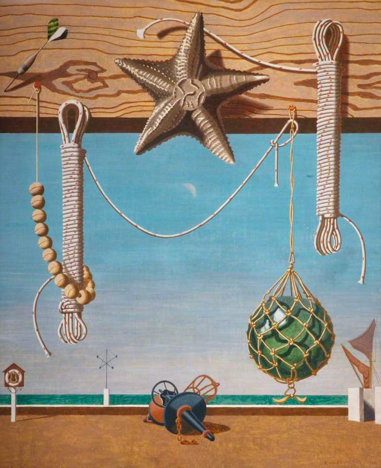 Marine Set (1936) - Edward Wadsworth Tablo
