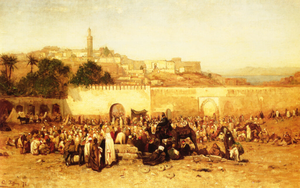 Market Day (1873) - Louis Comfort Tiffany Tablo