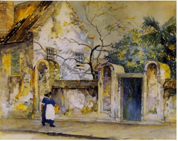 Market Day - Alfred Heber Hutty Tablo