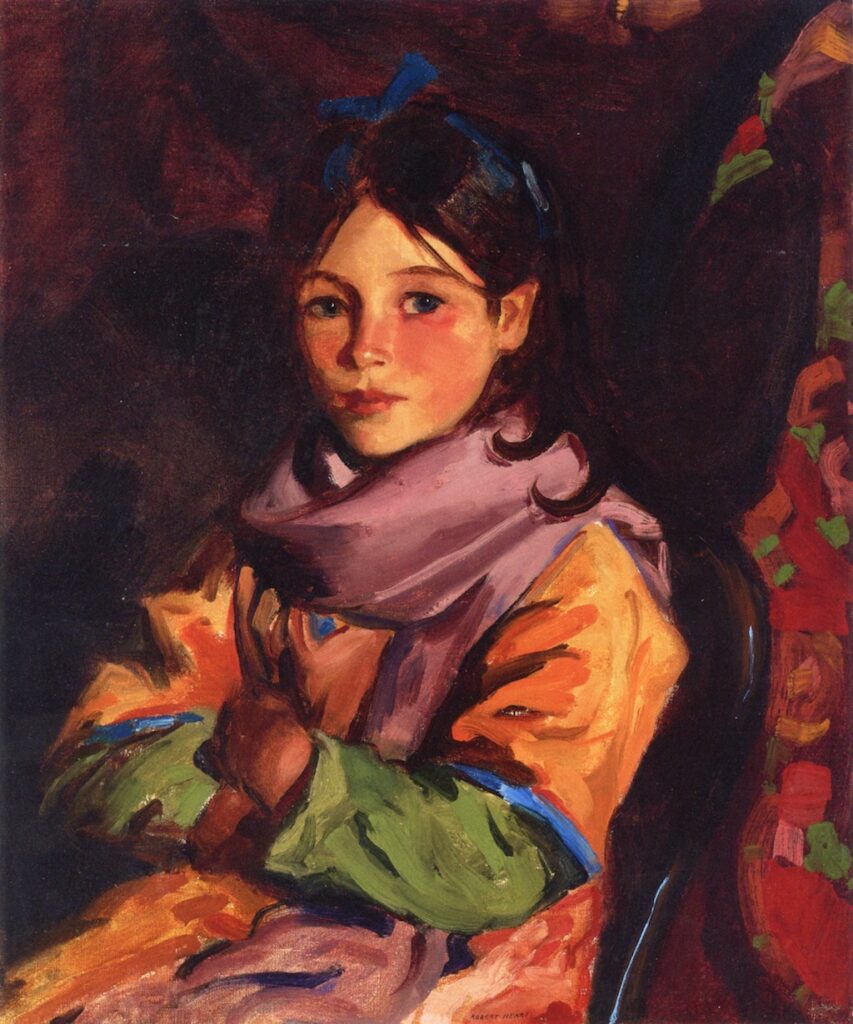 Mary Agnes (1924) - Robert Henri Tablo