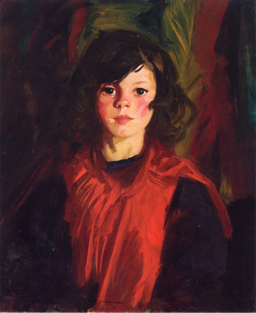 Mary Ann (Mollie) (1926) - Robert Henri Tablo