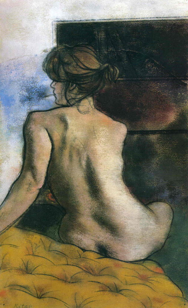 Marynka Smoking - R. B. Kitaj Tablo