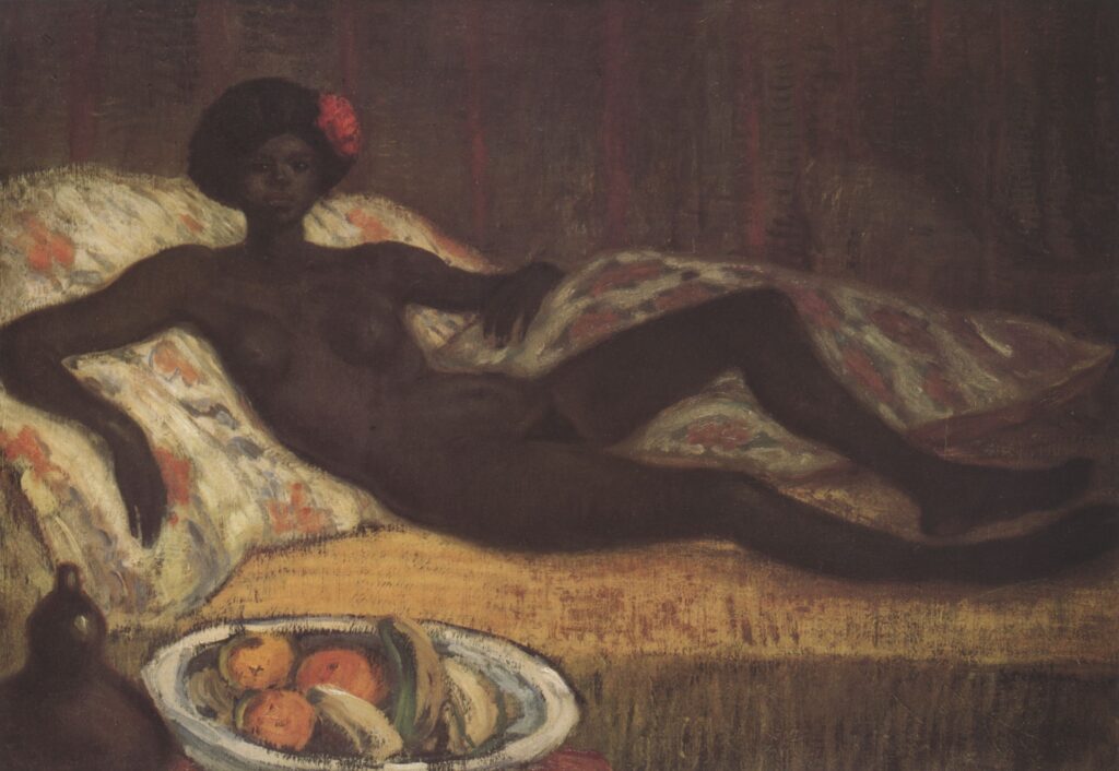 Massaida on the Divan (1912) - Théophile Steinlen Tablo