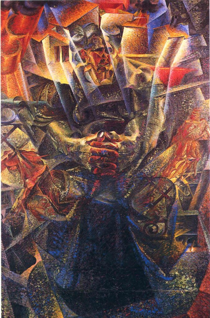 Materia (1912) – Umberto Boccioni Tablo