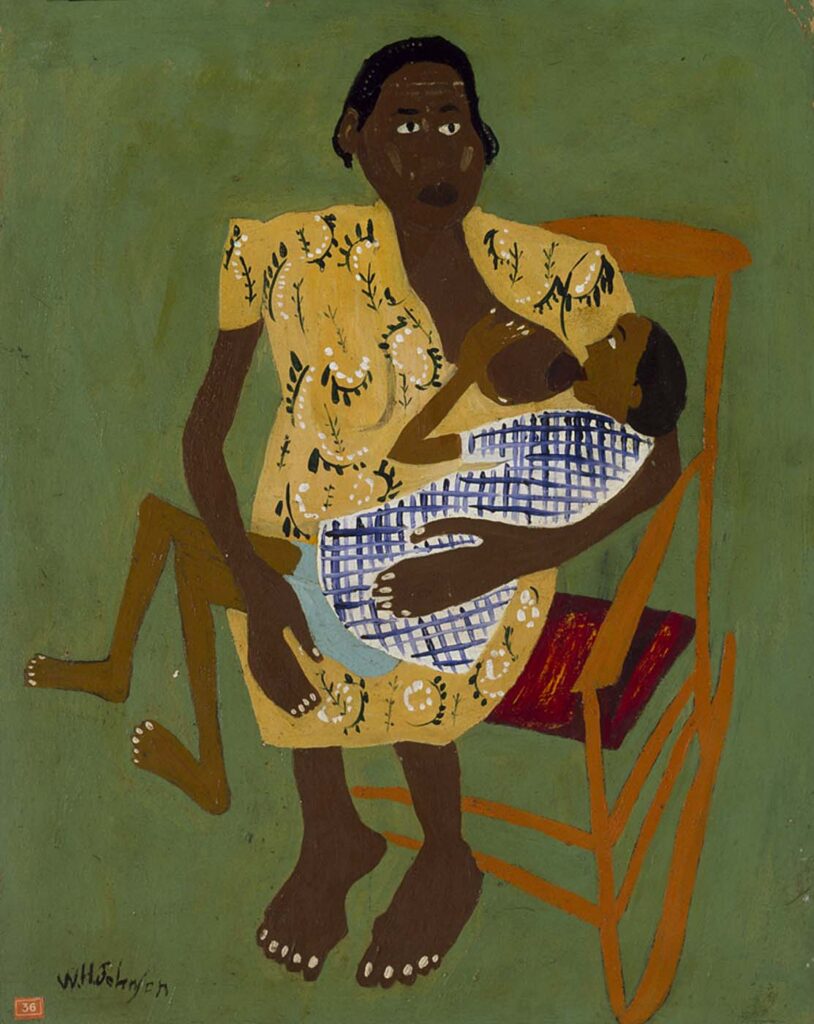 Maternal (1944) - William H. Johnson Tablo