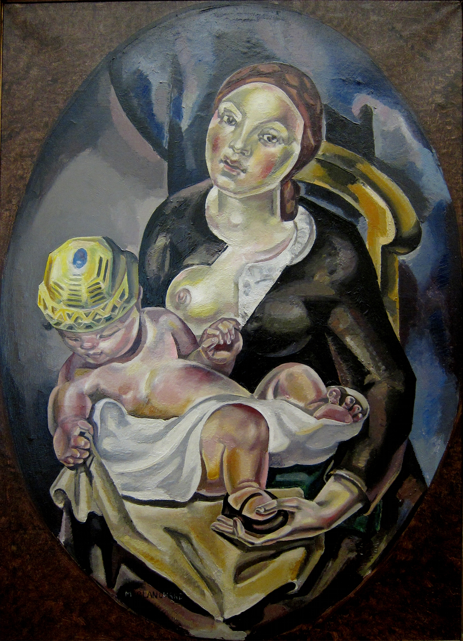 Maternité (1924) - María Blanchard Tablo