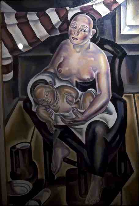 Maternity (1928) - María Blanchard Tablo