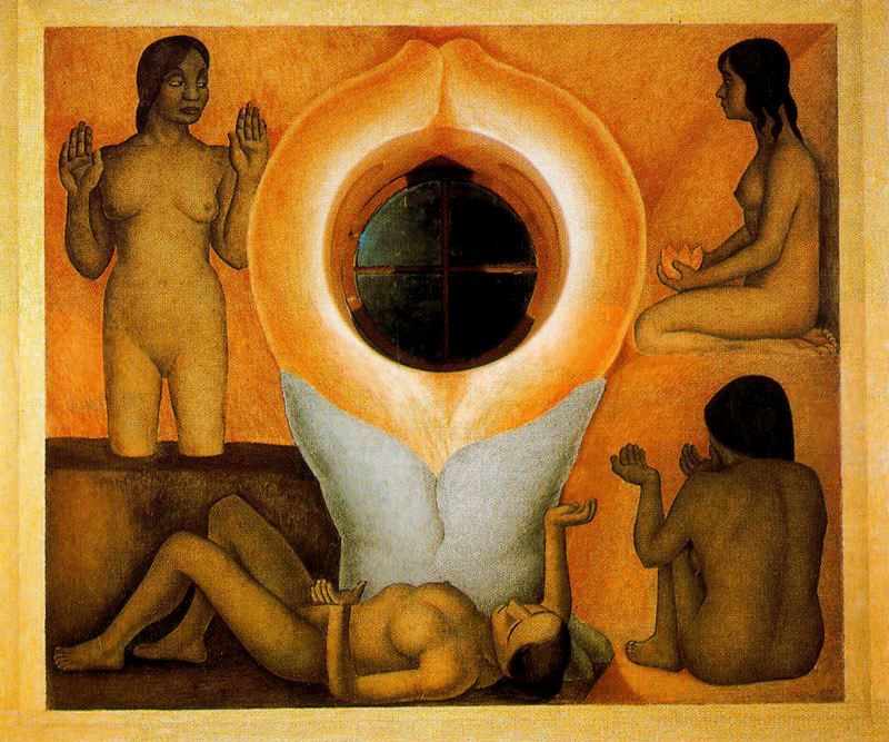 Maturation (1926) – Diego Rivera Tablo