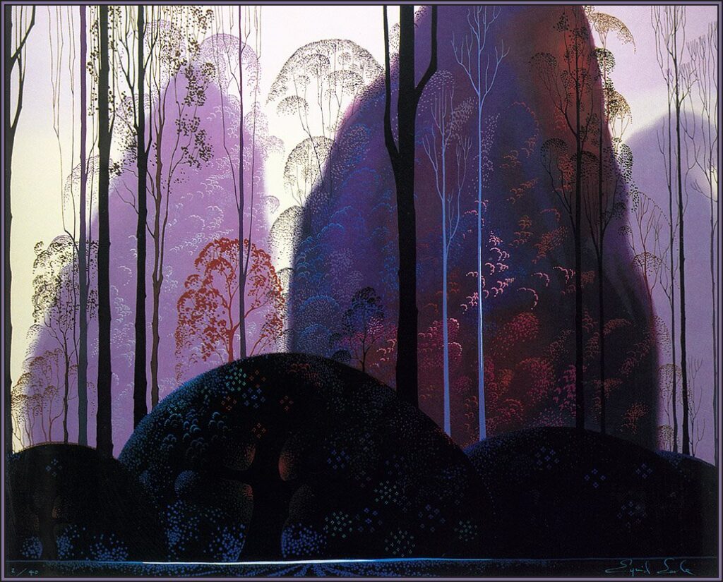 Mauve Redand Purple – Eyvind Earle Tablo