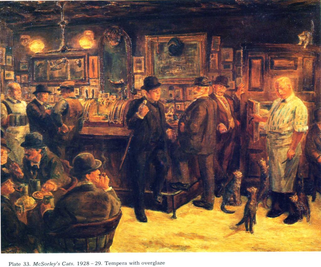 McSorley's Cats (1929) - John French Sloan Tablo