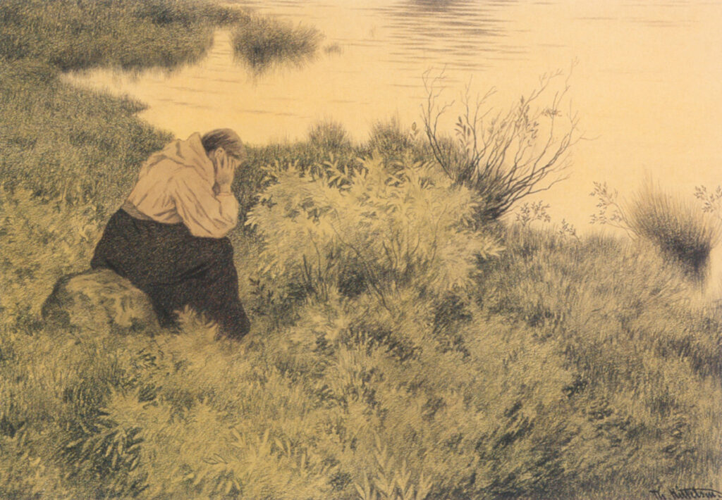 Me, me, me, me they will lead far away from the country (1900) - Theodor Severin Kittelsen Tablo