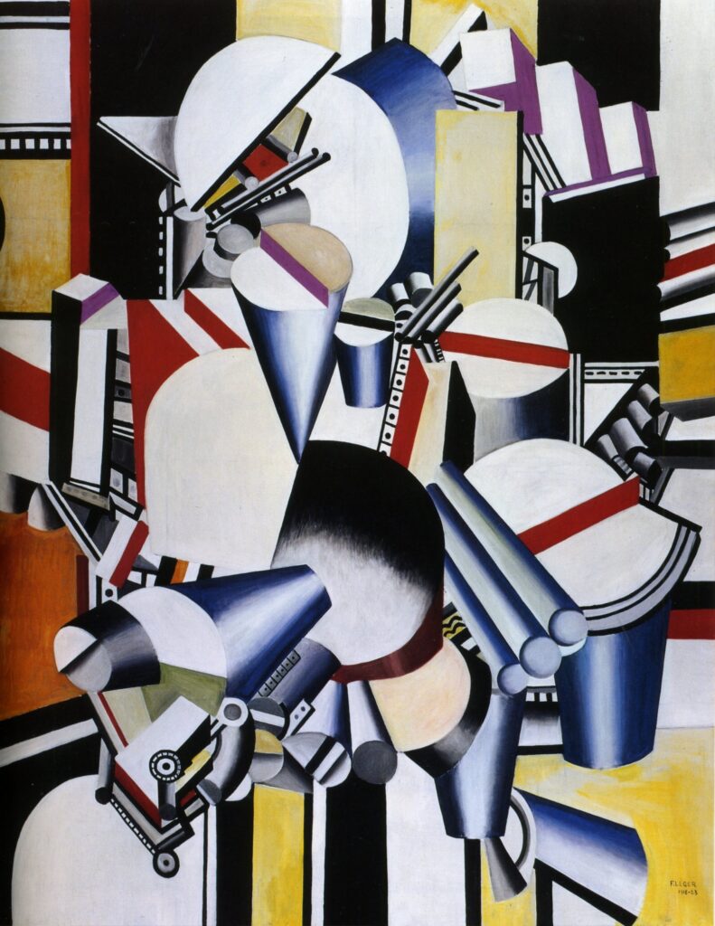 Mechanical compositions (1918) - Fernand Léger Tablo