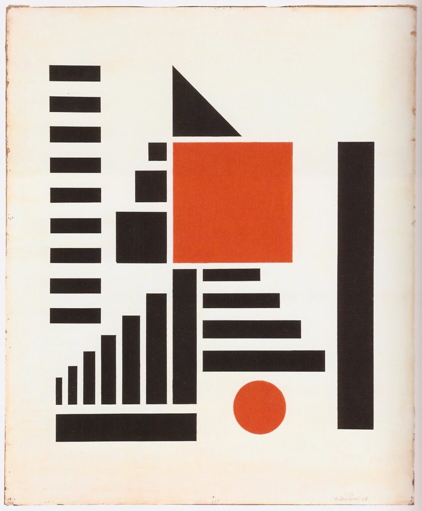 Mechano Faktura (1924) - Henryk Berlewi Tablo