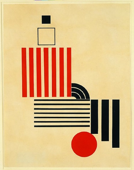 Mechano Faktura Construction (1924) – Henryk Berlewi Tablo