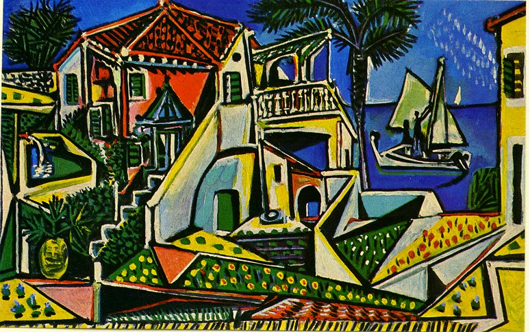 Mediterranean Landscape (1952) - Pablo Picasso Tablo