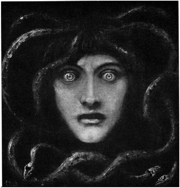 Medusa (1892) – Franz Stuck Tablo