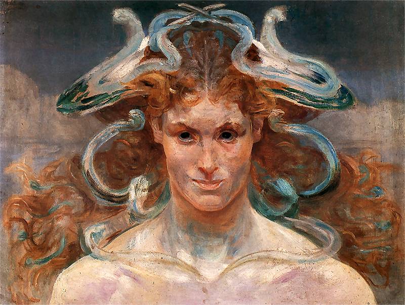 Medusa - Jacek Malczewski Tablo