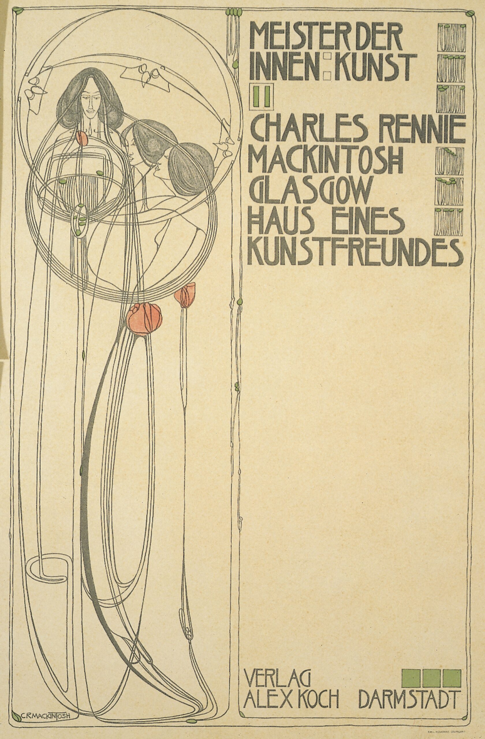 Meister Der Innenkunst II (1902) - Margaret Macdonald Tablo kanvas tablo