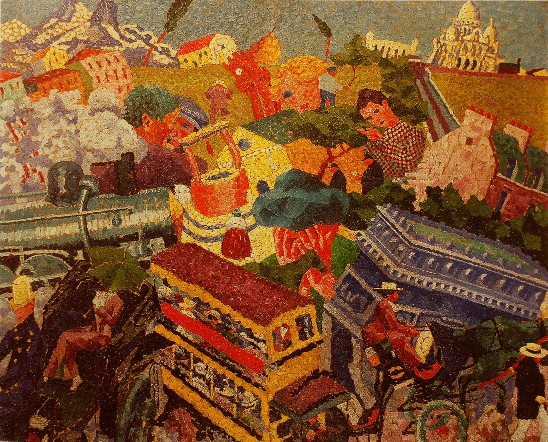 Memories of Travel (1911) - Gino Severini Tablo