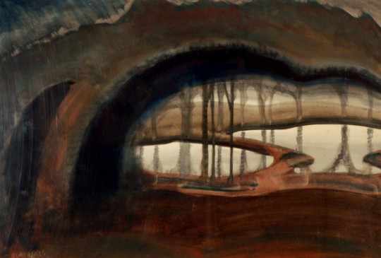 Memory of a Dream, March 15, 1919 (1919) - Charles E. Burchfield Tablo