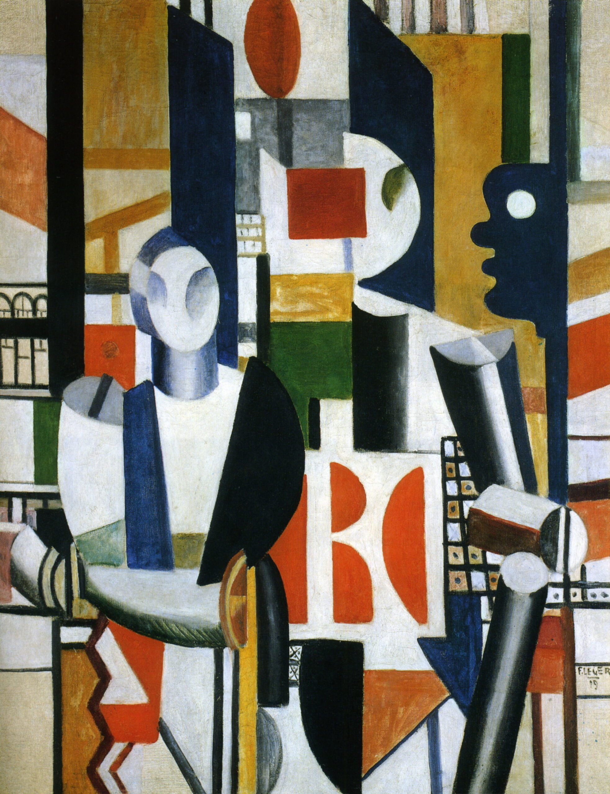 Men in the city (1919) - Fernand Léger Tablo