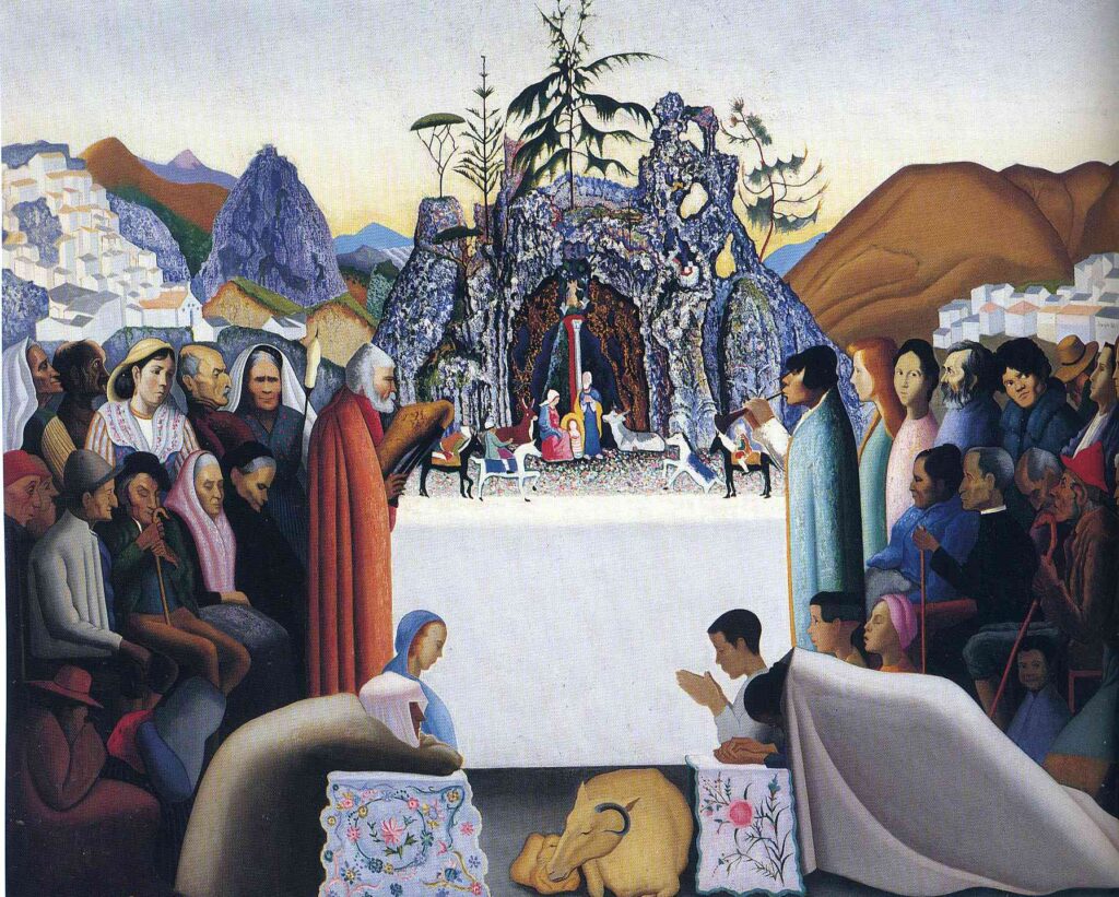 Men, women and crianзas around the world united around Jesus - Joseph Stella Tablo