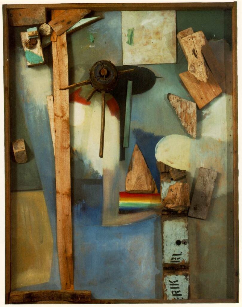 Merzpicture with Rainbow (1939) - Kurt Schwitters Tablo