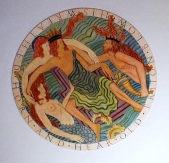 Midland Hotel in Morecambe – Eric Gill Tablo