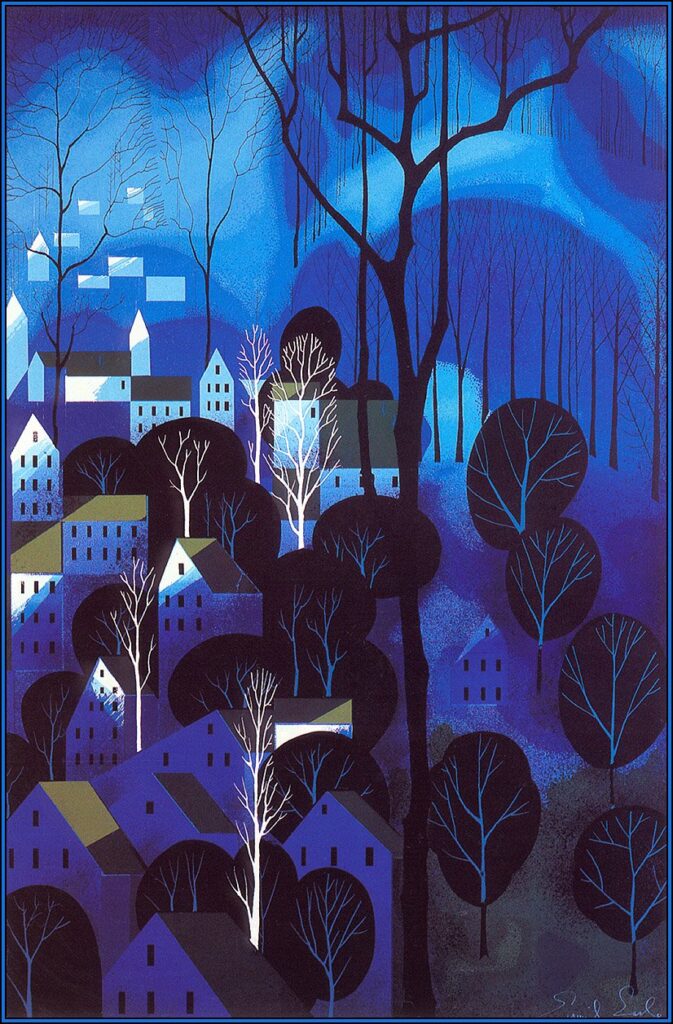 Midnight Blue – Eyvind Earle Tablo