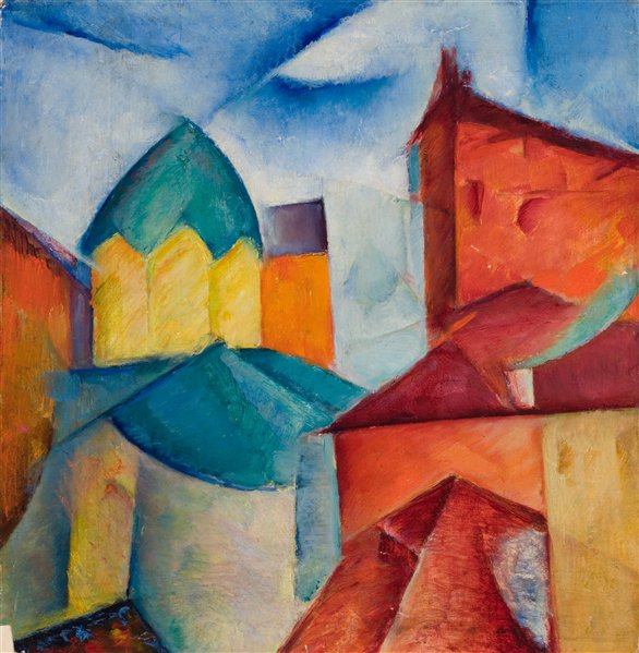 Miestas (1921) - Vytautas Kairiūkštis Tablo