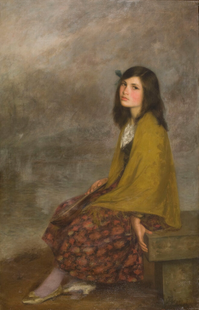 Mignon. Young gypsy woman (1910) - Joan Brull Tablo