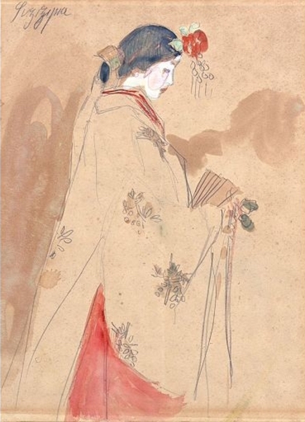 Miko from the Side – Fujishima Takeji Tablo