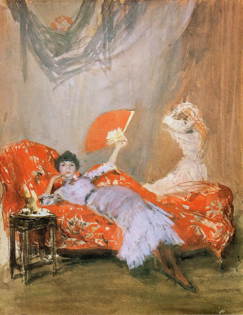 Milly Finch (1884) - James McNeill Whistler Tablo